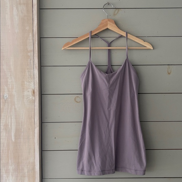 Lululemon Power Pose Tank – Dusty Dawn (Lavender Grey) – Size 4 - Picture 4 of 8